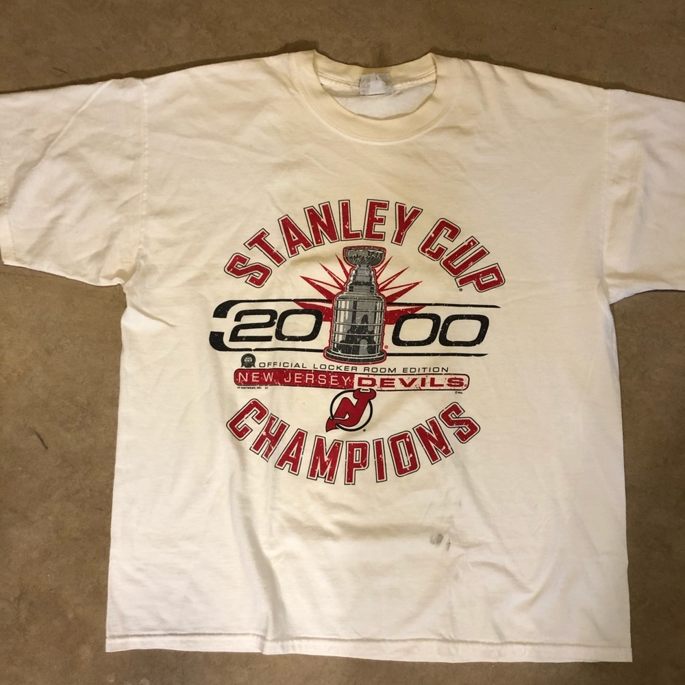 Vintage 2000 Devils official championship shirt